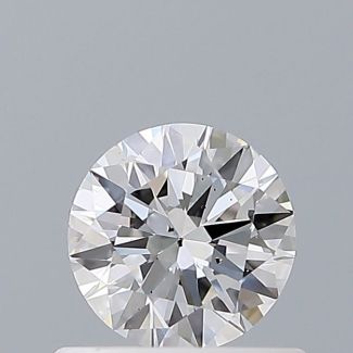 0.5 Carat Round D SI1 VG EX GIA Natural Diamond