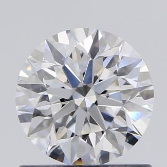 0.71 Carat Round E SI1 EX GIA Natural Diamond