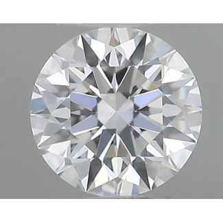 0.21 Carat Round D VS1 EX GIA Natural Diamond