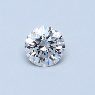 0.35 Carat Round F VVS1 VG EX GIA Natural Diamond