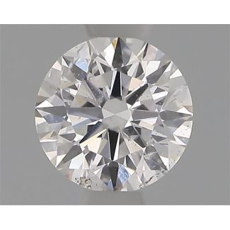 0.50 Carat Round D SI2 EX GIA Natural Diamond