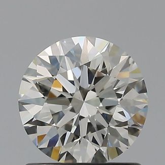 0.94 Carat Round H VVS2 EX IGI Natural Diamond