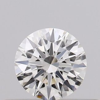 0.24 Carat Round H VVS1 EX VG GIA Natural Diamond