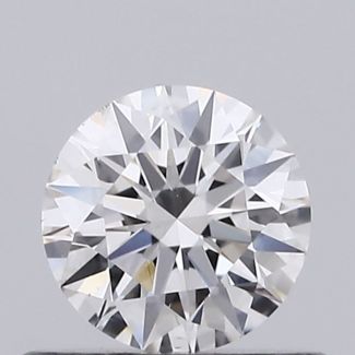 0.4 Carat Round H VS2 EX GIA Natural Diamond