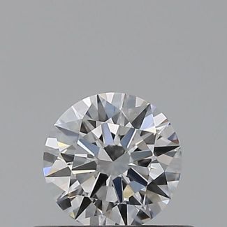 0.35 Carat Round D VS2 EX GIA Natural Diamond