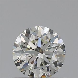 0.50 Carat Round H VVS2 VG EX IGI Natural Diamond