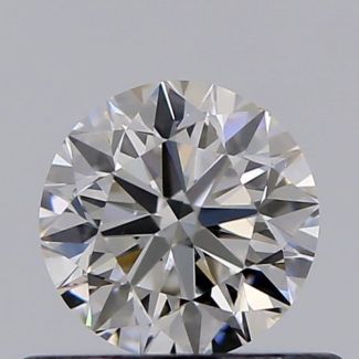 0.45 Carat Round I VVS2 VG EX GIA Natural Diamond