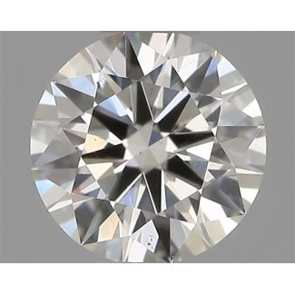 0.32 Carat Round F VS2 EX IGI Natural Diamond