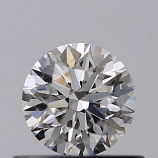 0.41 Carat Round F VS1 EX GIA Natural Diamond