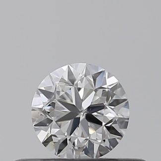 0.30 Carat Round F SI1 GD EX VG GIA Natural Diamond