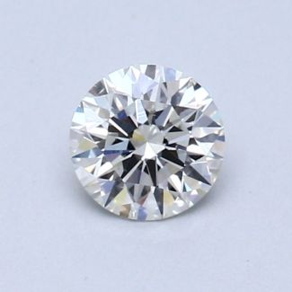 0.5 Carat Round F SI1 EX VG GIA Natural Diamond