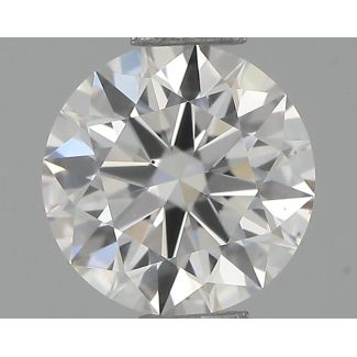 0.52 Carat Round D VS2 EX GIA Natural Diamond