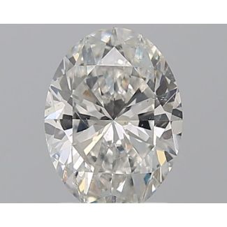 1.51 Carat Oval F SI1 - EX GIA Natural Diamond