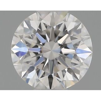 0.31 Carat Round E VVS1 EX GIA Natural Diamond