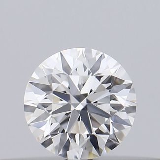 0.2 Carat Round E VVS2 EX GIA Natural Diamond