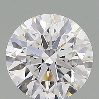 0.53 Carat Round D SI1 EX GIA Natural Diamond