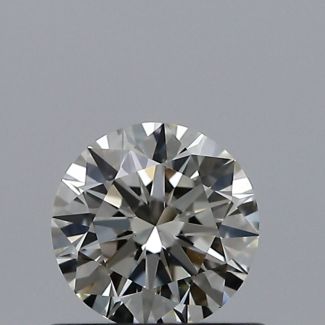 0.50 Carat Round K VS2 EX GIA Natural Diamond