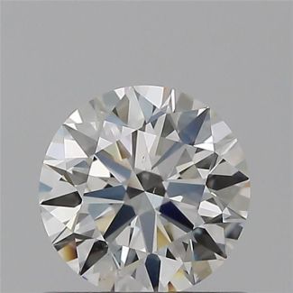 0.61 Carat Round H VS2 EX GIA Natural Diamond