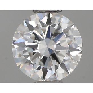 0.5 Carat Round G VVS1 EX IGI Natural Diamond