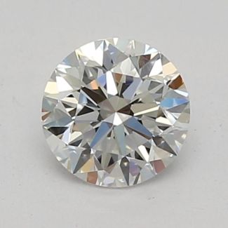 0.30 Carat Round D VVS2 VG EX GIA Natural Diamond