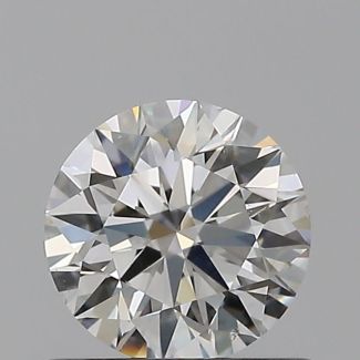 0.6 Carat Round G SI1 EX VG GIA Natural Diamond