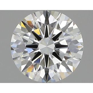 0.56 Carat Round F VVS1 EX GIA Natural Diamond