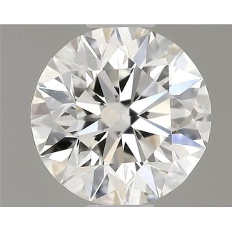 0.5 Carat Round H VS1 EX GIA Natural Diamond