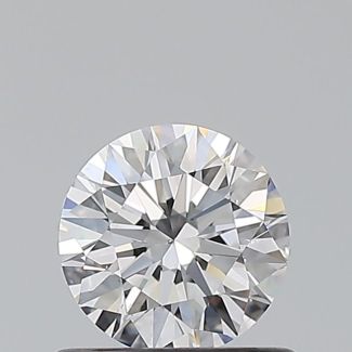 0.57 Carat Round D SI1 EX GIA Natural Diamond