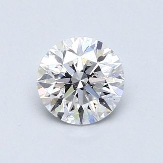 0.71 Carat Round D VS2 VG EX GIA Natural Diamond