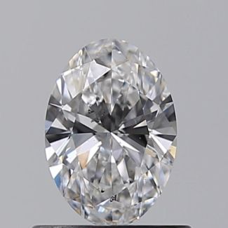 0.52 Carat Oval D SI1 - VG GIA Natural Diamond