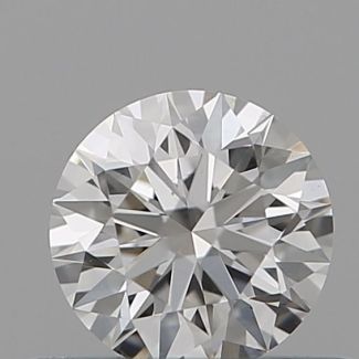 0.41 Carat Round F VS2 EX GIA Natural Diamond