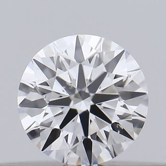 0.18 Carat Round D VS2 EX VG GIA Natural Diamond