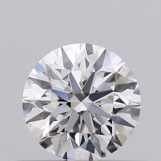 0.4 Carat Round F VVS1 EX GIA Natural Diamond