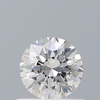 0.5 Carat Round F VVS2 VG EX GIA Natural Diamond