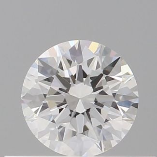 0.36 Carat Round D VVS1 EX GIA Natural Diamond