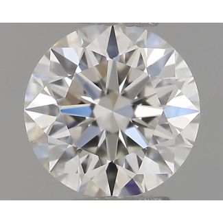 0.32 Carat Round G VVS1 EX IGI Natural Diamond