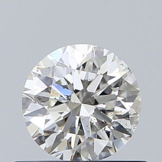 0.6 Carat Round I SI1 VG EX GIA Natural Diamond