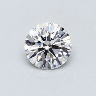 0.51 Carat Round D VS2 EX VG GIA Natural Diamond