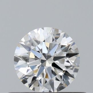 0.35 Carat Round H VVS1 EX GIA Natural Diamond