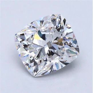 2.01 Carat Cushion Brilliant E SI1 - EX GIA Natural Diamond