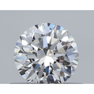 0.5 Carat Round F VS1 EX GIA Natural Diamond