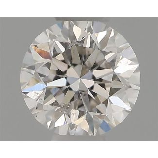 0.30 Carat Round H SI2 VG GD GIA Natural Diamond