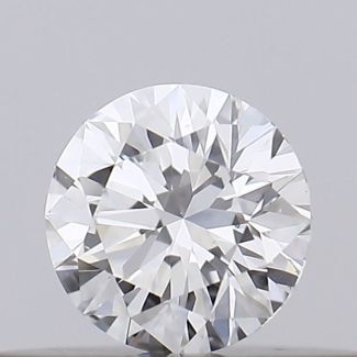 0.18 Carat Round D VS2 EX GIA Natural Diamond