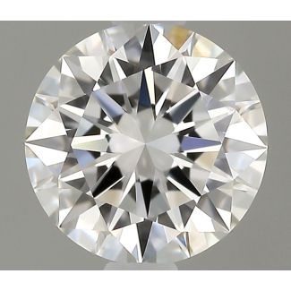 0.56 Carat Round F VVS2 EX GIA Natural Diamond