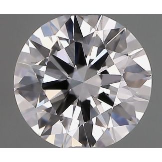 0.6 Carat Round E VVS2 EX GIA Natural Diamond