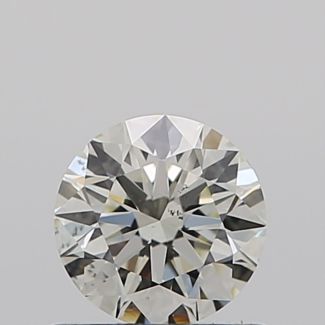 0.58 Carat Round K SI1 EX GIA Natural Diamond