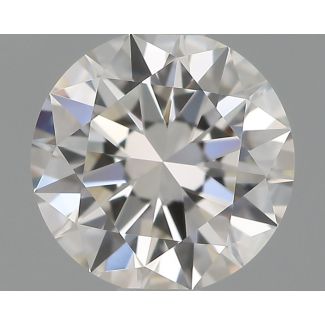 0.63 Carat Round H VVS1 EX GIA Natural Diamond