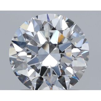 1.5 Carat Round E VS1 EX GIA Natural Diamond