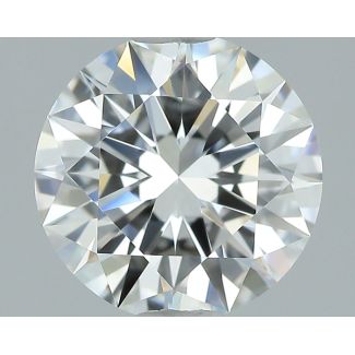 1.41 Carat Round F VVS1 EX GIA Natural Diamond