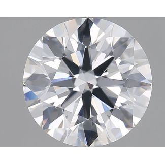 1.3 Carat Round D VVS2 EX GIA Natural Diamond